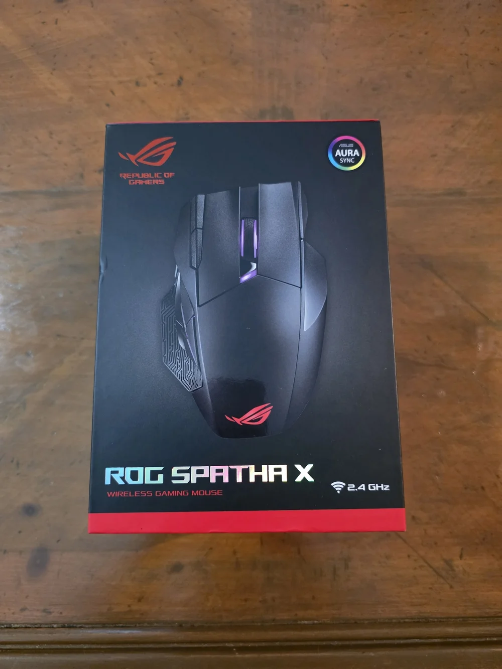 ASUS ROG Spatha X Wireless Gaming Mouse - Black with RGB Accents